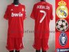 real madrid UEFA soccer jersey Red